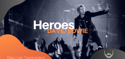 Trascrizione per basso elettrico di Heroes di David Bowie